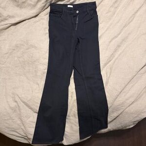 Black wide leg jeans